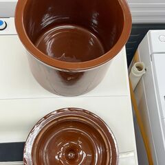 リサイクルショップどりーむ天保山店　No2812　漬物壺　漬物用　蓋つき　お買い得品　早い者勝ちの画像