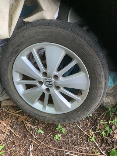 ホンダ　純正アルミ　タイヤ　2本難あり