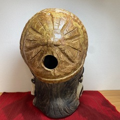 狸置物の画像