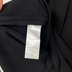 ブラウス リボンタイ ブラックの画像