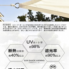 【新品格安】　サンシェード　オーニング　撥水の画像