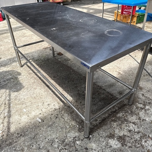 マルゼン 作業台 調理台 厨房器具　1500×600×800(片側680)mm