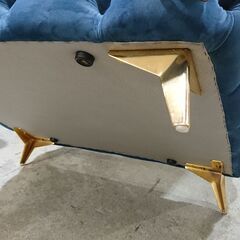 ベルベット生地｜チェスターフィールド｜1人掛ソファ②の画像