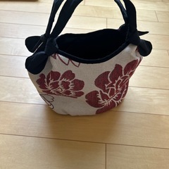 未使用　ビーズ刺繍バッグの画像