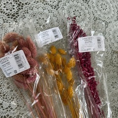 ドライフラワーまとめ売りの画像