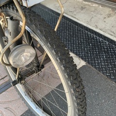 ⭐︎子ども用　マウンテンバイク⭐︎　22インチ　オレンジ　自転車　3段変速　の画像