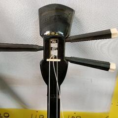 0621-217 三味線　ケース付き　※破れありの画像