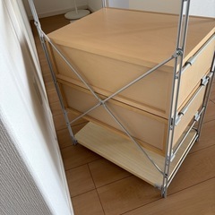 無印良品 MUJI スチールユニットシェルフ　6月末までの掲載の画像
