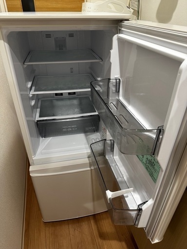 三菱ノンフロン冷凍冷蔵庫 146L 白