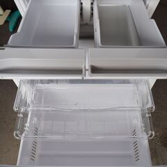 ★熊本市一部送料無料★日立/HITACHI 5ドアノンフロン冷凍冷蔵庫 401L まんなか冷凍 R-S40K 20年製の画像