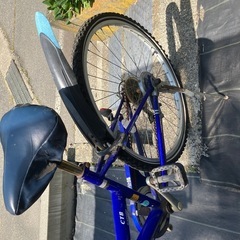 ジャンク　26インチ　自転車　マウンテンバイク　小学生　中学生　切り替えあり　男の子　パンク　の画像