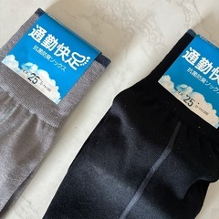 通勤快速ソックス2つセットの画像
