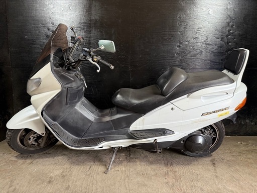 ★支払総額3.3万円★激安バイク続々入荷中！ 買取、下取りいたします！ スズキ スカイウェイブ250 白 CJ41A 人気のスカブ！ サイスタ付き！ 激安250cc！ これからのツーリングなどに！