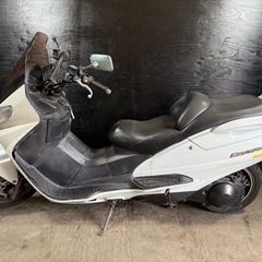★支払総額3.3万円★激安バイク続々入荷中！ 買取、下取りいたします！ スズキ スカイウェイブ250 白 CJ41A 人気のスカブ！ サイスタ付き！ 激安250cc！ これからのツーリングなどに！の画像
