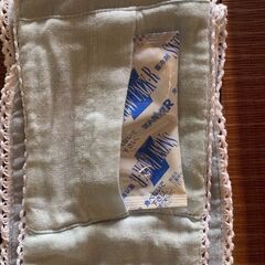 新品タグ付き　柔らかいガーゼ生地ミニストール3枚組　保冷剤付きの画像