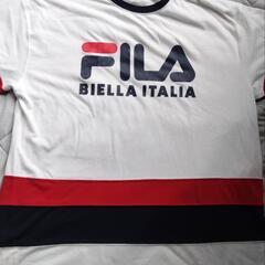 FILA Tシャツ ロゴ トリコロール