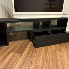 テレビ台　ブラック　※収縮可能