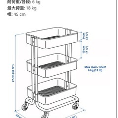 IKEAのワゴンの画像