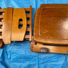 レトロ木製学習イス🪑【USED】の画像