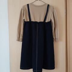 140cm 　ワンピース　長袖の画像
