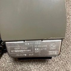 レトロ　アイロン　松下電気の画像