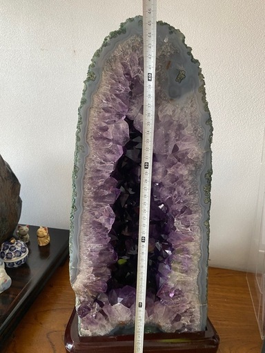 アメジストドーム天然石紫水晶鉱物鑑賞石希少 (ダイリク) 沢の