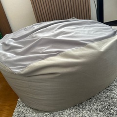 体にフィットするソファ グレー　本体・カバーセット