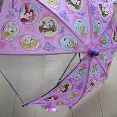 ディズニープリンセス　レインポンチョ&傘の画像