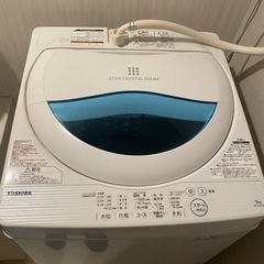 TOSHIBA 洗濯機　5kg 一人暮らしおすすめ　6/22(日)または6/27(土)引き取りお願い希望の画像