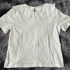ZARA ザラ　半袖ブラウス　白の画像