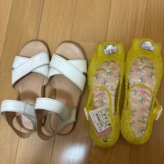 女の子サンダル2点セット