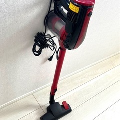 掃除機　ブラック・レッド