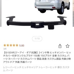 プラド用　ヒッチキャリア　ヒッチメンバー