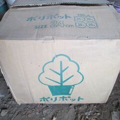 早い者勝ち!!　未使用　長期保管品　丸型　育苗ポット　ポリポット...