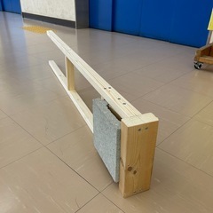 庭の転圧整地に必須アイテム！DIYです！木製タンパー　の画像