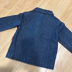 エックスガール　デニムジャケット　90〜100の画像