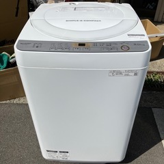 シャープ 洗濯機 6kg 2019年 ES-GE6C
