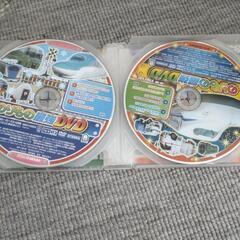 のりもの最強DVD 12枚、ハッピーセットのDVDの画像