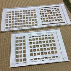 DAISO 突っ張り棒用棚 手作り台車 すのこ付きの画像
