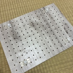 DAISO 突っ張り棒用棚 手作り台車 すのこ付きの画像