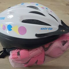 子供用自転車ヘルメット＆サポーターの画像