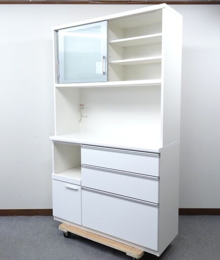 み*ん様 【松田家具】Nスプライトレンジ 1200 キッチンボード ホワイト み*ん様 【松田家具】Nスプライトレンジ 1200 キッチンボード ホワイト