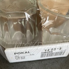 IKEA ガラスコップ　新品の画像