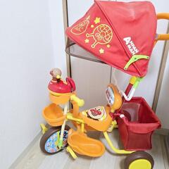 アンパンマン 3点セット  三輪車＆ピアノ＆アンパンマンカー セットの画像