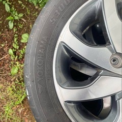 🔥【中古】日産純正アルミホイール＆タイヤセット – 155/65R14の画像