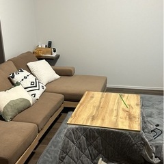 解体可能使用少なめ半年だけ使ったおしゃれソファ🛋️値下げの画像