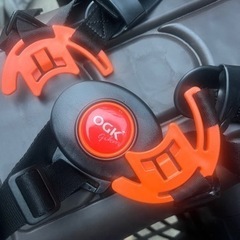 OGK 自転車用チャイルドシート ブラウン　カバー付きの画像