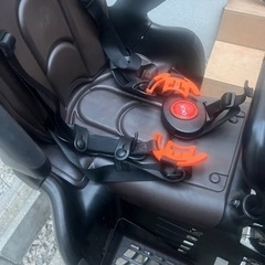 OGK 自転車用チャイルドシート ブラウン　カバー付きの画像
