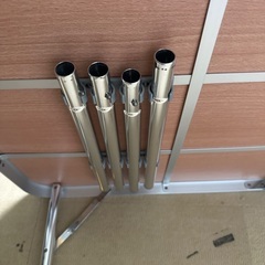 アウトドア用の折り畳み机横約120の画像