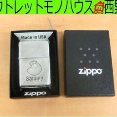 開封未使用品 ZIPPO オイルライター サミー PUSH柄 2...